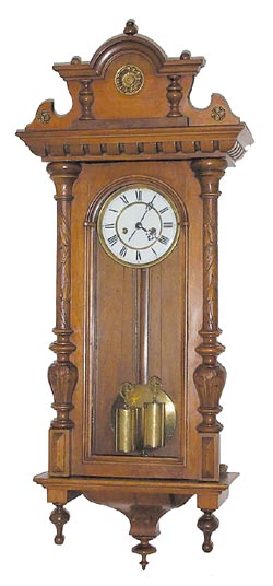 Exceptional Gustav Becker, 3/4 size, Vienna regulator, 2 weight. — Antique Clocks Price Guide