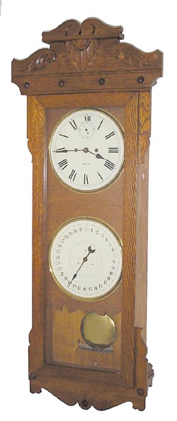 New Haven Clock Co. thirty day wall calendar clock, — Antique Clocks Price Guide