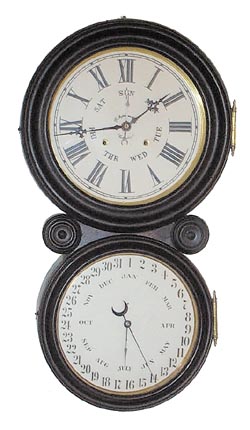 E. Ingraham & Co., Bristol, Conn. "Ionic Calendar", ca 1886. — Antique Clocks Price Guide