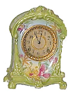 Ansonia Clock Co., Royal Bonn case, "LaCruz", ca 1904. — Antique Clocks Price Guide