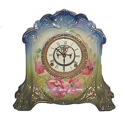 Ansonia Clock Co., Royal Bonn case, "La Cette", ca 1904. — Antique Clocks Price Guide