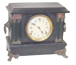 Sessions Clock Co. enameled wood clock, "Elton", ca 1923. — Antique Clocks Price Guide