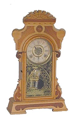 Ansonia Clock Co. mantle clock, "Kentucky", ca 1886. — Antique Clocks Price Guide