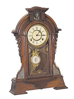 F. Kroeber, unusual and stylish mantle clock. — Antique Clocks Price Guide