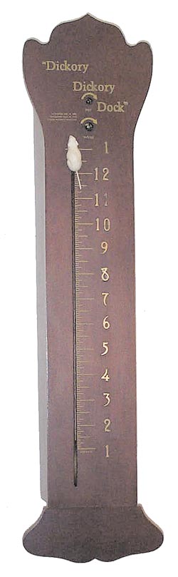The Horolovar Co's "Mouse Clock". A contemporary version of the early mouse clock made by Dungan & Klump. — Antique Clocks Price Guide