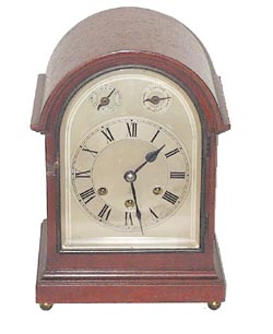 Gustav Becker, bracket clock, miniature size, with Westminster Chimes. — Antique Clocks Price Guide
