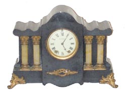 Seth Thomas Clock Co. black adamantine finished case, "Pasha", ca 1904. — Antique Clocks Price Guide