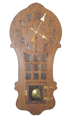 Sessions Clock Co., mission clock, "Ramona", ca 1908. — Antique Clocks Price Guide