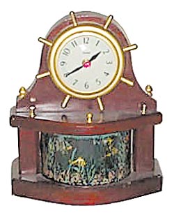 United fish tank Clock. — Antique Clocks Price Guide