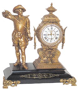Ansonia Clock Co. figure clock, "Don Caesar", ca 1894. — Antique Clocks Price Guide