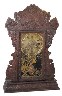 E.N. Welch Clock Co. kitchen clock, "No.21", ca 1900. — Antique Clocks Price Guide