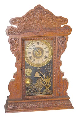 E.N. Welch Clock Co. mantle clock, "No. 20", ca 1900. — Antique Clocks Price Guide