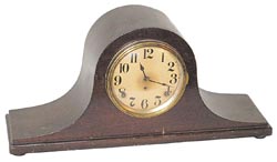 Seth Thomas "Sentinel No. 3", tambour style mahogany case, 1 — Antique Clocks Price Guide