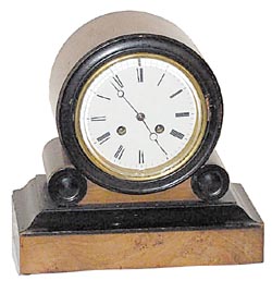 French shelf clock, ca 1880's; movement is signed, "P. Marti". — Antique Clocks Price Guide