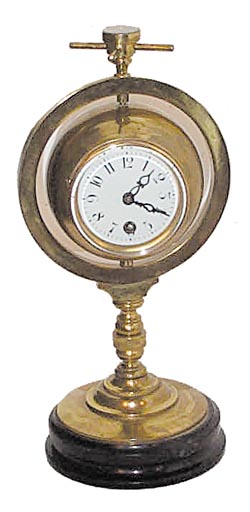 French table clock, barometer, and compass. — Antique Clocks Price Guide