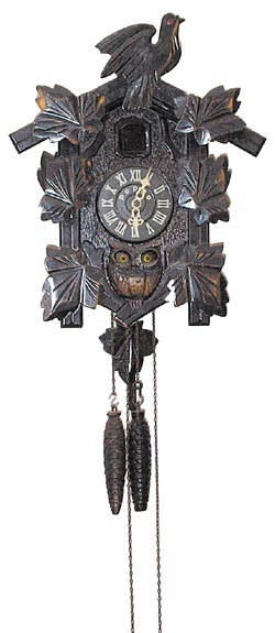 Poppo Cuckoo and Blinking Eye Owl clock — Antique Clocks Price Guide