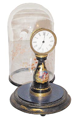 Miniature Pendulette clock, ca 1830. — Antique Clocks Price Guide