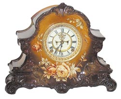 Ansonia Clock Co., Royal Bonn case, "La Nord", ca 1904. — Antique Clocks Price Guide