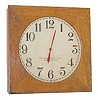 The Standard Electric Time Co., Springfield, Mass, painted on the 14 inch dial of this electric clock.