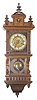 German open well hanging clock by HAC, No. 911, c. 1900