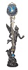 Large contemporary Mystery or Swinging Arm clock.