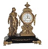 Ansonia Clock Co. figure clock, "Music", ca 1894.