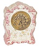 Ansonia Clock Co. Royal Bonn porcelain cased, "Chemung", ca 1901.