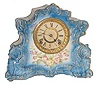 Ansonia Clock Co. Royal Bonn porcelain cased, "Radical", ca 1901.