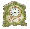 Ansonia Clock Co. Royal Bonn porcelain case, "Weasel", ca 1901.