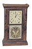 Shelf clock, c. 1850; William S. Johnson'