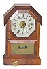 Seth Thomas Clock Co., early shelf clock, the "Octagon Top", ca 1863.