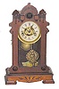 F. Kroeber miniature shelf clock called the, "One Day Onward".