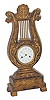 Early Lyre clock, probably ca 1820-1840.