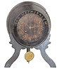 Novelty - Beer Barrel clock, advertising for "Old Methuslem".