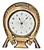 E.N. Welch Mfg. Co. "Good Luck", novelty clock, ca 1880.