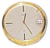 LeCoultre novelty clock with calendar,