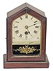 English miniature shelf clock.
