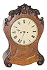 English Bracket Clock in a Balloon style case.