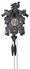 Poppo Cuckoo and Blinking Eye Owl clock