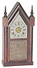 Atkins Clock Co., Bristol, Conn. steeple clock, ca 1863.