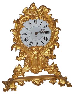 Rare Night Light clock, probably Austrian, ca late 1800Õs. — Antique Clocks Price Guide