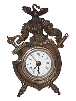 Gustav Becker alarm clock. — Antique Clocks Price Guide