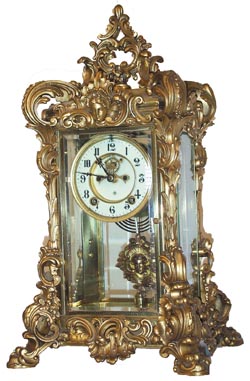 Ansonia Clock Co. Crystal Regulator, "Apex", ca 1905. — Antique Clocks Price Guide