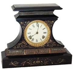Ansonia Clock Co. iron cased clock, "Rosalind", ca 1904. — Antique Clocks Price Guide