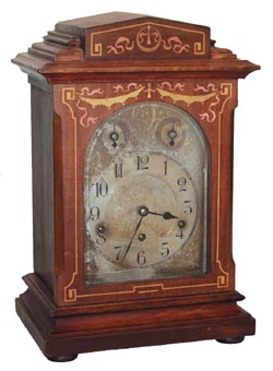 German bracket style mantle clock. — Antique Clocks Price Guide