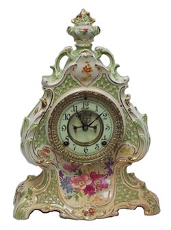 Ansonia Clock Co., Royal Bonn, "La Claire", ca around 1900. — Antique Clocks Price Guide