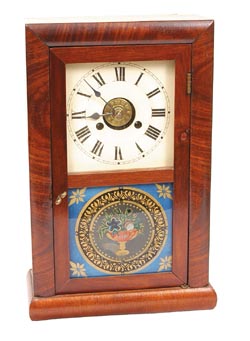 R. Kimberly, Ansonia, Conn. miniature cottage clock. — Antique Clocks Price Guide