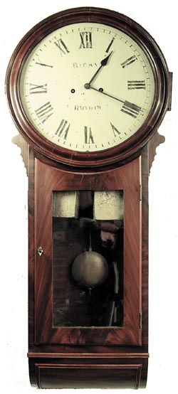 English White Dial Clock. — Antique Clocks Price Guide