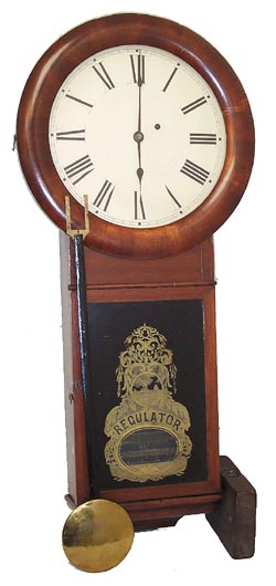 Seth Thomas Clock Co. "Regulator No. 2" early model, ca between 1878-1880. — Antique Clocks Price Guide