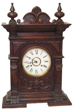 Waterbury Clock Co. large Cabinet clock called, "Washington", ca 1891. — Antique Clocks Price Guide